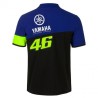 VR46 polo de carreras para hombre en color azul