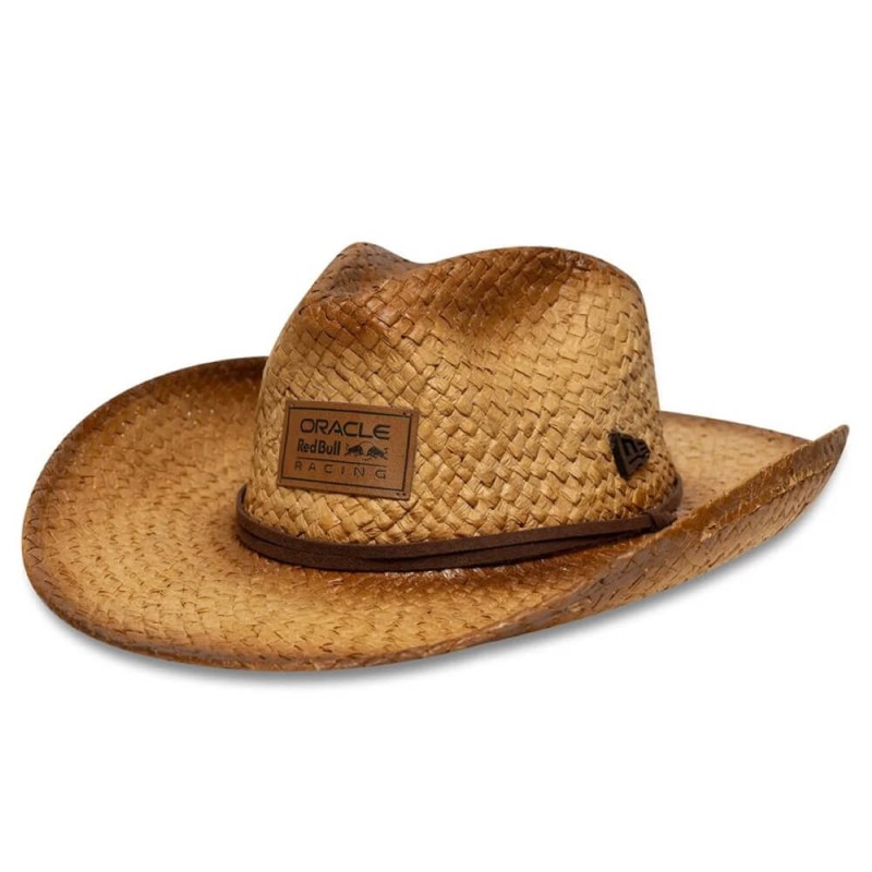 Sombrero Newera Red Bull Austin de paja