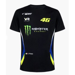 Camiseta preta VR46 WRT