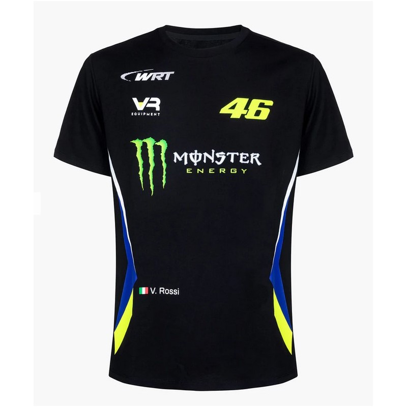 Camiseta preta VR46 WRT