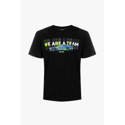 Camiseta preta da equipe VR46 WRT