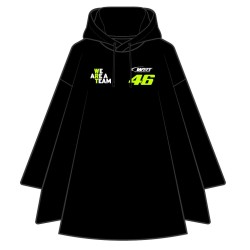 VR46 WRT Monsterponcho in zwart