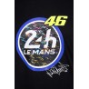 Schwarzes T-Shirt „24 Stunden von Le Mans“.