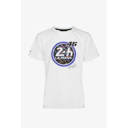 Weißes T-Shirt „24 Stunden von Le Mans“.