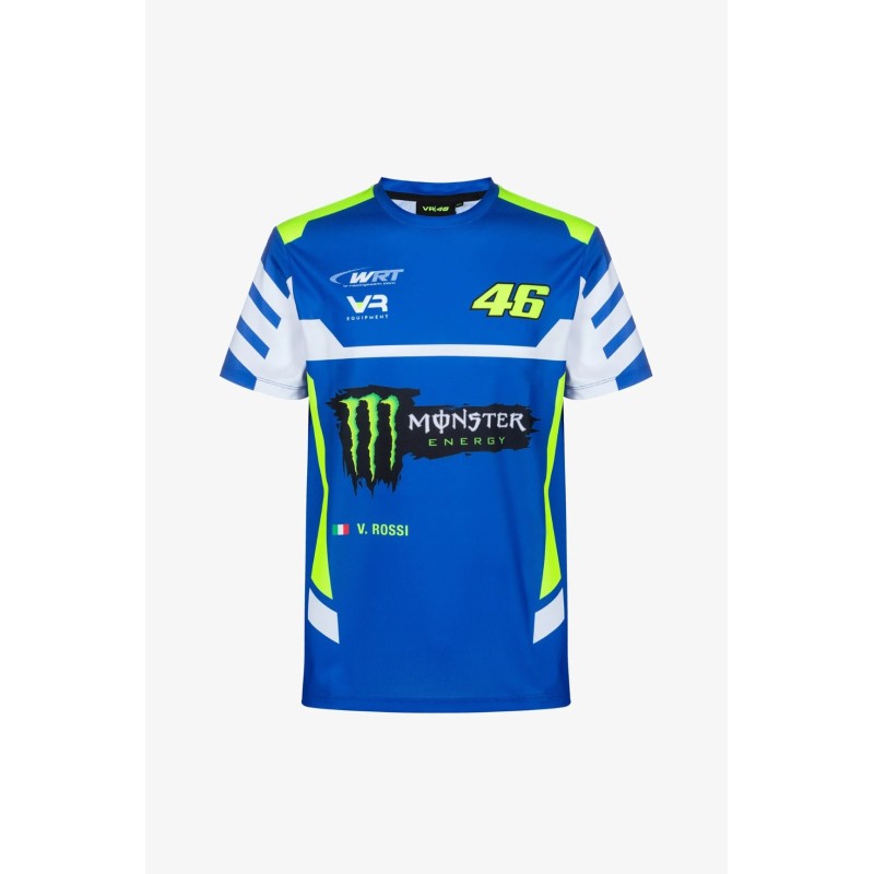 Camiseta VR46 WRT Monster Azul