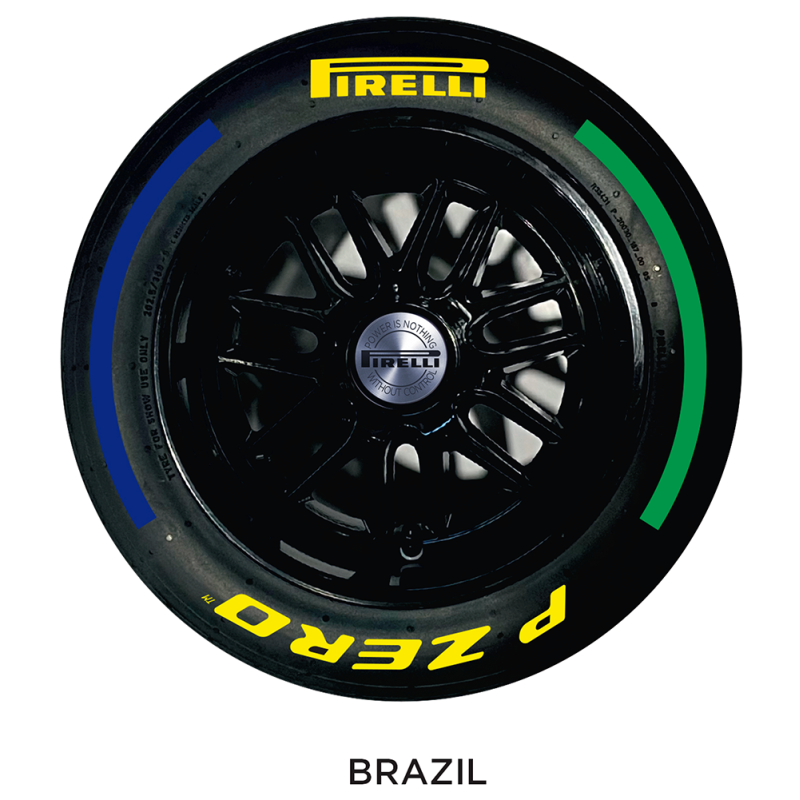 Pirelli Pole Position-band schaal 1:2 - BRAZILIË