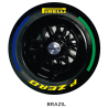 Pirelli Pole Position Reifen im Maßstab 1:2 – BRASILIEN