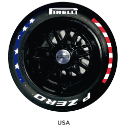 Pirelli Pole Position tyre scale 1:2 - USA