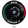 Pneumatico Pirelli Pole Position scala 1:2 - ITALIA