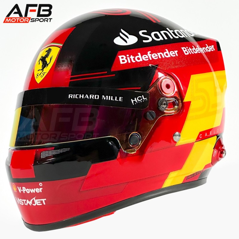 Carlos Sainz Mini Helmet 2023 General. Bell escala 1:2 Precio 159€