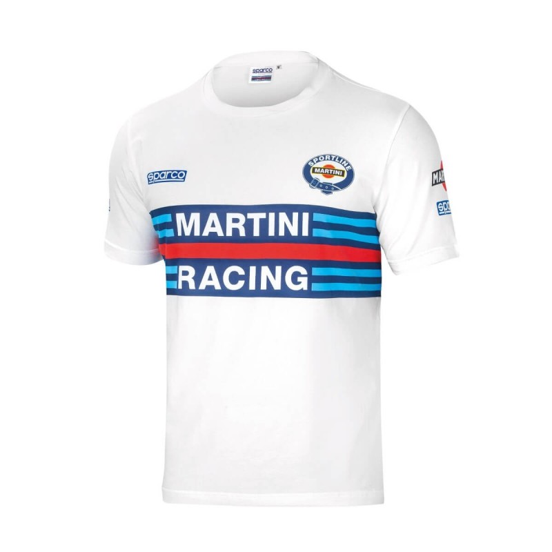 Camiseta Martini Racing - Sparco blanca