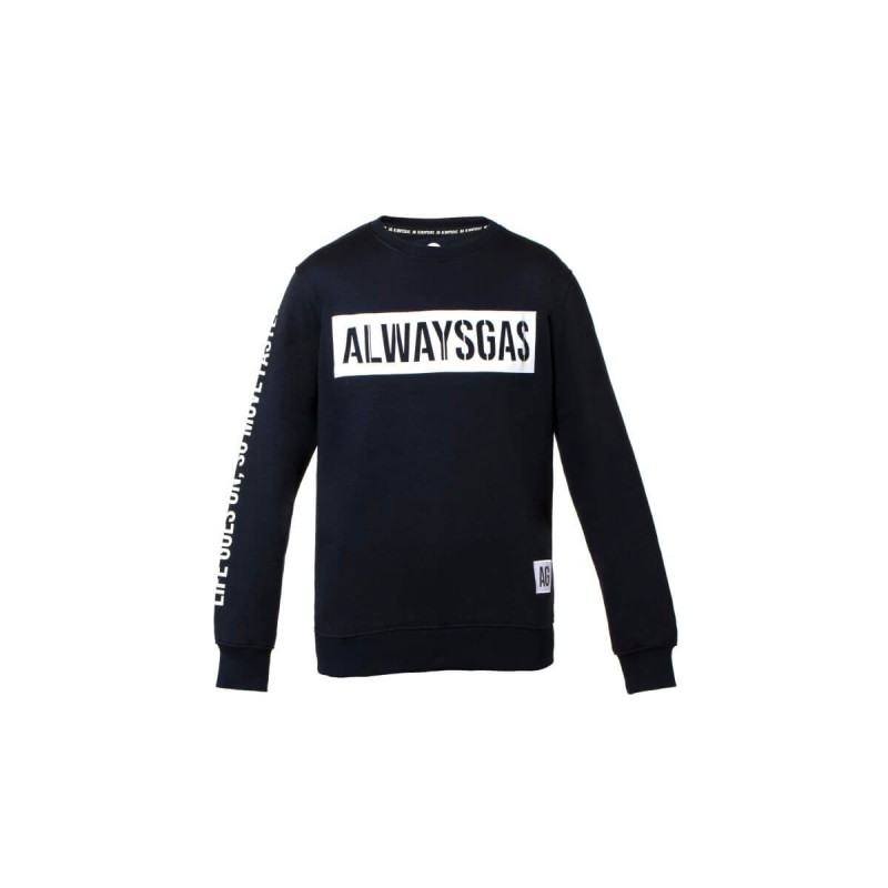 Alwaysgas Solid Blue Sweatshirt