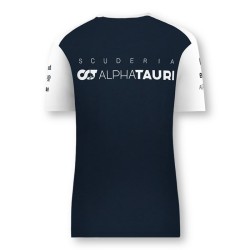 Camiseta Alpha Tauri 2022 Azul/Blanco Mujer