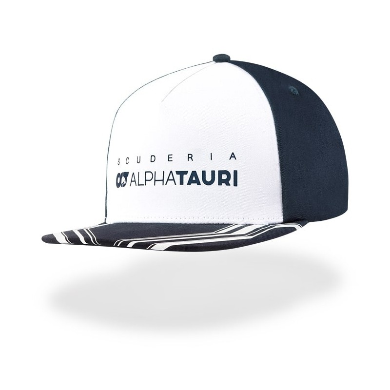 Gorra del equipo ALPHA TAURI Blanca plana