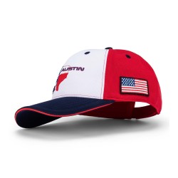 Gorra Alfa Romeo Racing edición Gran Premio de Estados Unidos. Color Rojo.