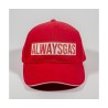 Gorra AlwaysGas Baseball Parche Roja