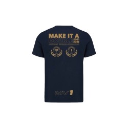 Camiseta de Max Verstappen vencedor del campeonato de Fórmula 1 2022