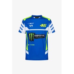 Camiseta VR46 WRT Monster Azul