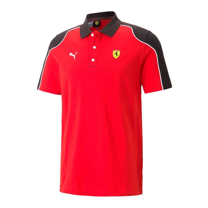 Polo Ferrari Race para hombre rojo