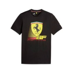 Camiseta Ferrari Race para hombre negra