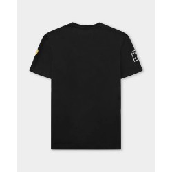 Camiseta Ferrari Hypercar impresa 2 orgánica para hombre negra