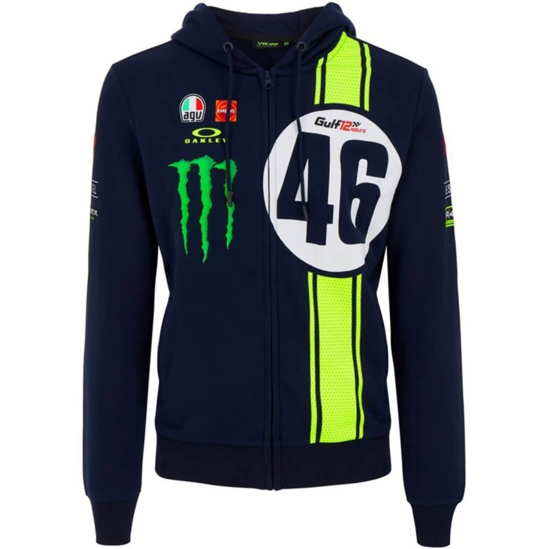 VR46 abu dhabi 12h replica sudadera con capucha negro