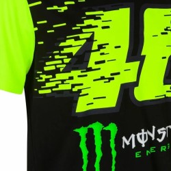 VR46 camiseta hombre monza negra