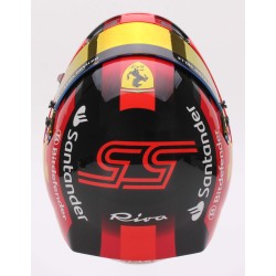 Carlos Sainz 2024 Mini Helmet Bell escala 1:2.