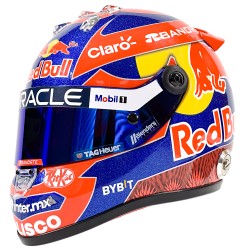 Sergio Perez Mini Helmet 2024 Mexico GP. Schubert escala 1:2