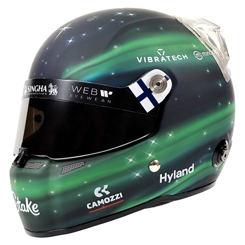 Valtteri Bottas 2024 Mini capacete Stilo escala 1:2