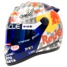 Sergio Pérez 2024 GP Silverstone Mini Capacete Schuberth escala 1:2