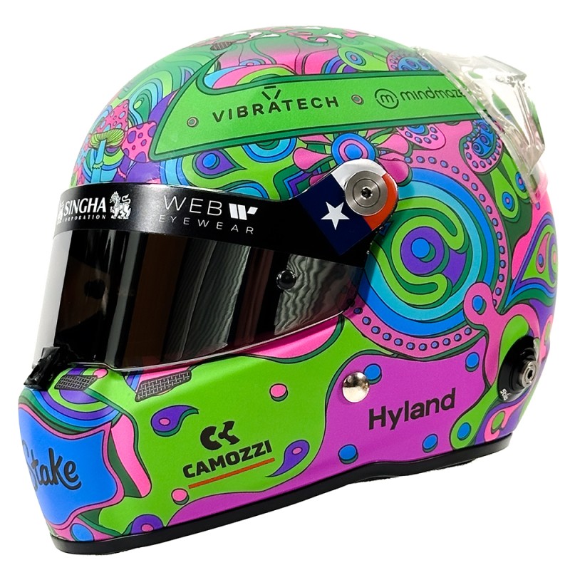 Valtteri Bottas 2024 AUSTIN GP Mini capacete Stilo escala 1:2