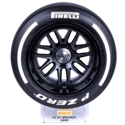 Pirelli Pole Position tire 1:2 scale - White - Hard