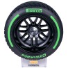 Pirelli Pole Position tire 1:2 scale - Medium rain - Green