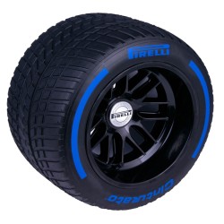 Pirelli Pole Position tire 1:2 scale - Extreme Rain - Blue