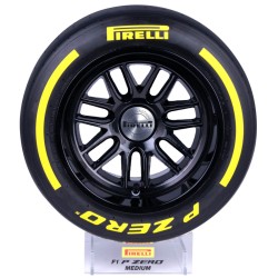 Pirelli Pole Position neumático escala 1:2 - Amarillo - Intermedio