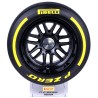 Pirelli Pole Position tire 1:2 scale - Yellow - Intermediate