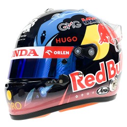 Casco Yuki Tsunoda 2024 Mini SPA GP Arai scala 1:2