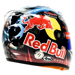 Yuki Tsunoda 2024 Mini helmet SPA GP Arai 1:2 scale