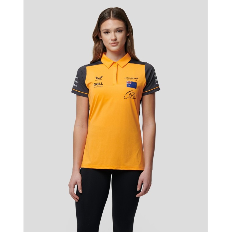 Polo McLaren Daniel Mujer Ricciardo Naranja Papaya Polo McLaren Daniel Mujer Ricciardo Naranja Papaya