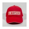 Gorra AlwaysGas Baseball Parche Roja