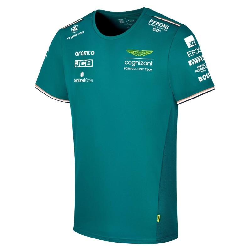 Camiseta del equipo Aston Martin de Fórmula 1 en color verde Camiseta del equipo Aston Martin de Fórmula 1 en color verde