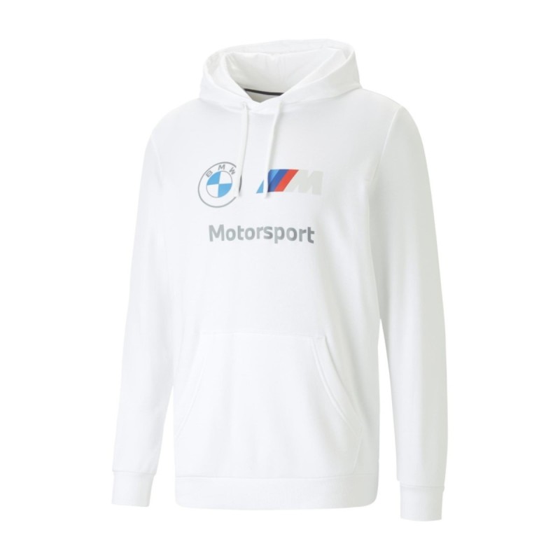Sudadera con capucha BMW PUMA essential FT blanca para hombre Sudadera con capucha BMW PUMA essential FT blanca para hombre