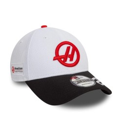 Gorra Haas driver nh 9forty blanca