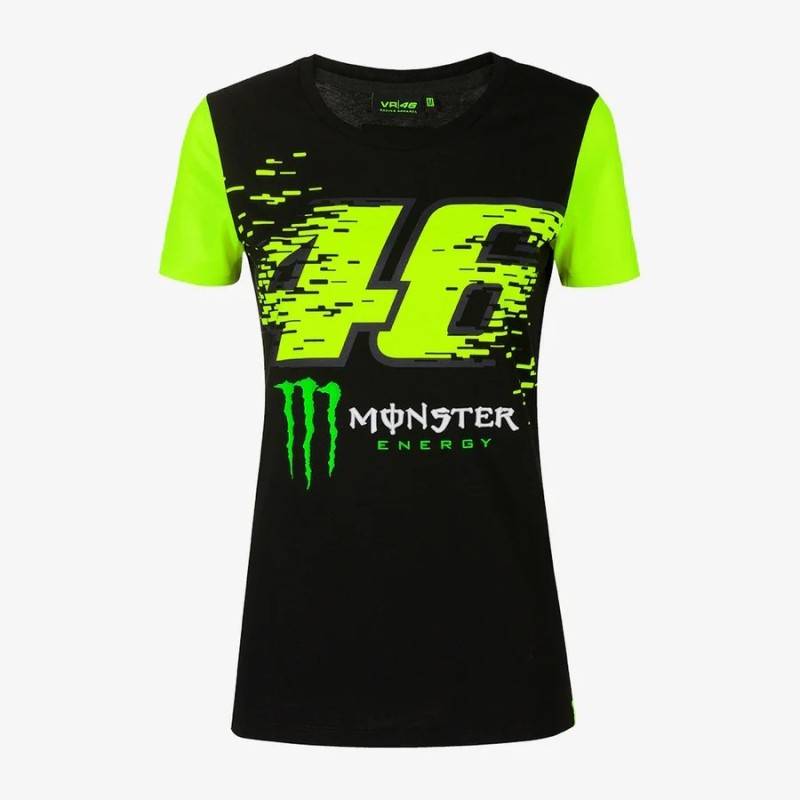 VR46 mujer monza camiseta negra