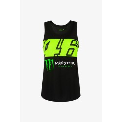 VR46 camiseta sin mangas para mujer en color negro