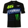 VR46 polo negro para hombre