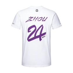 Camiseta Guanyu Zhou Alfa Romeo 2023 Blanca