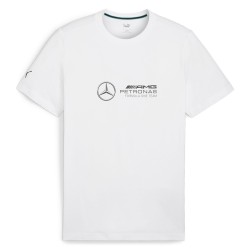Camiseta Mercedes Puma Logo Tee White
