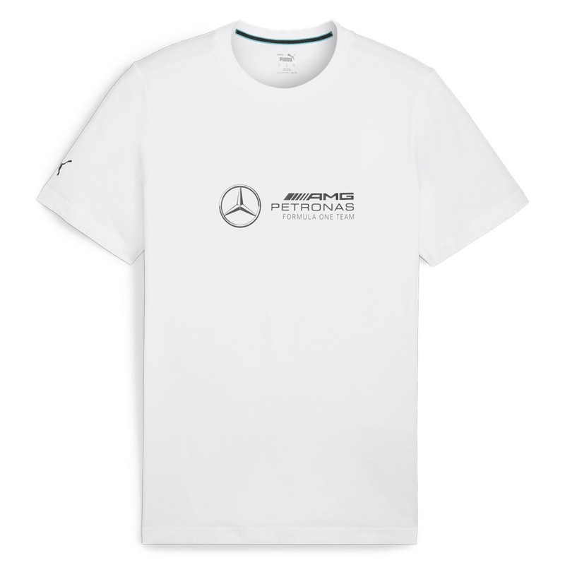 Camiseta Mercedes Puma Logo Tee White